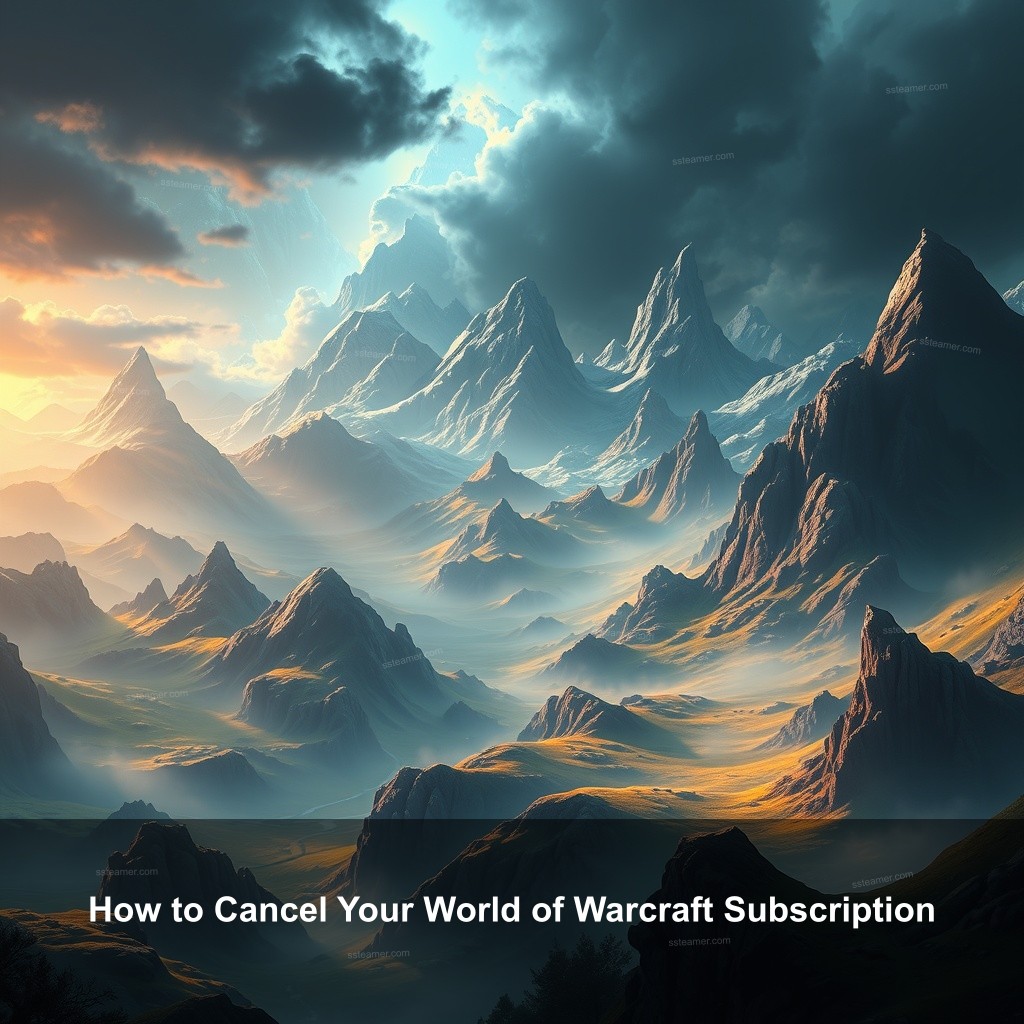 How to Cancel Your World of Warcraft Subscription
